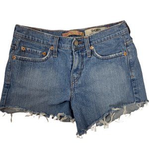 Levi's 515 Denim Blue Jean Shorts Women's Size 4 Cutoffs